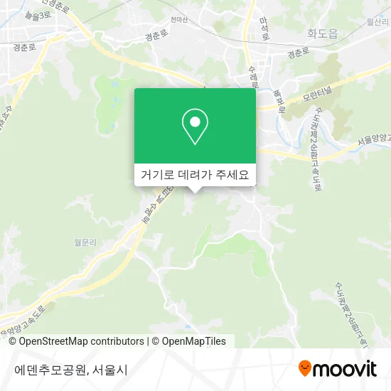 에덴추모공원 지도
