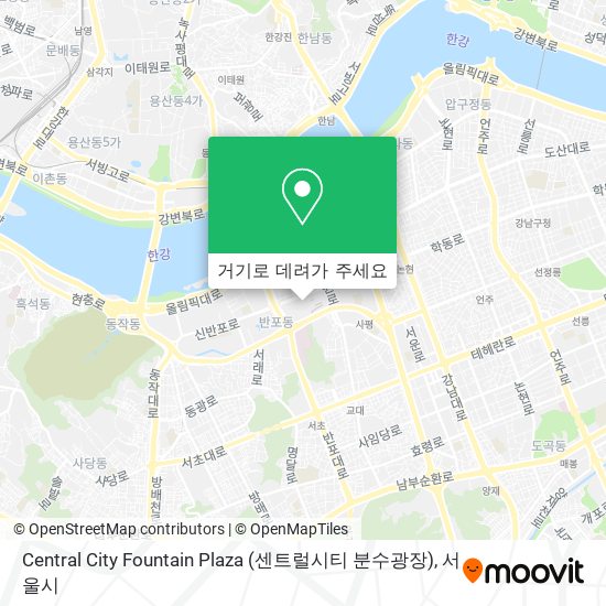 Central City Fountain Plaza (센트럴시티 분수광장) 지도