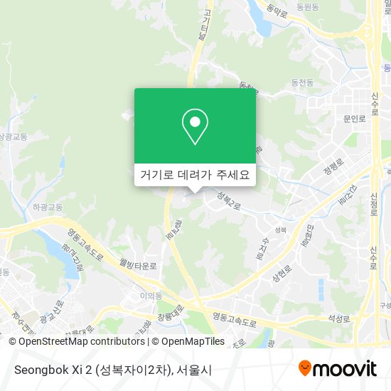 Seongbok Xi 2 (성복자이2차) 지도