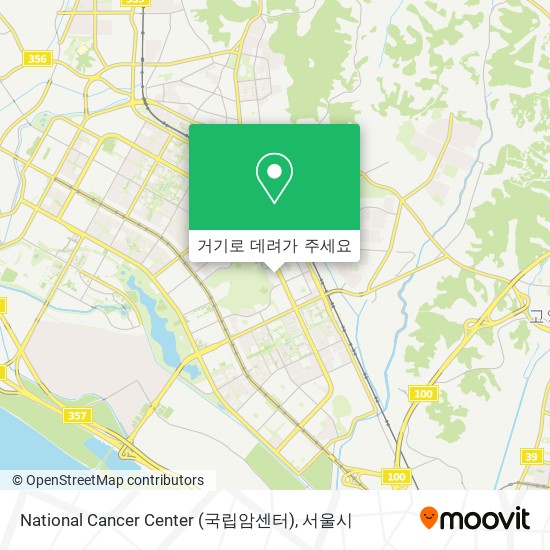 National Cancer Center (국립암센터) 지도