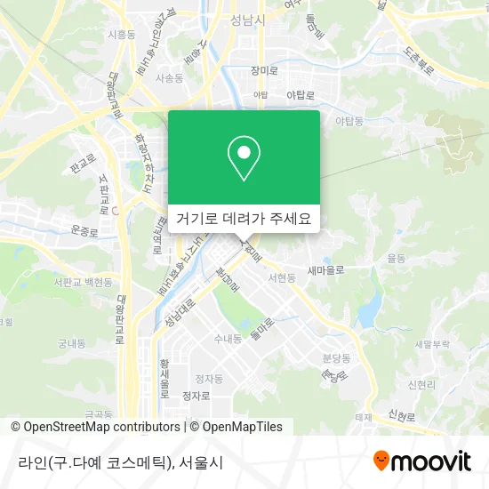 라인(구.다예 코스메틱) 지도
