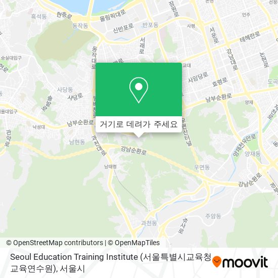 Seoul Education Training Institute (서울특별시교육청 교육연수원) 지도