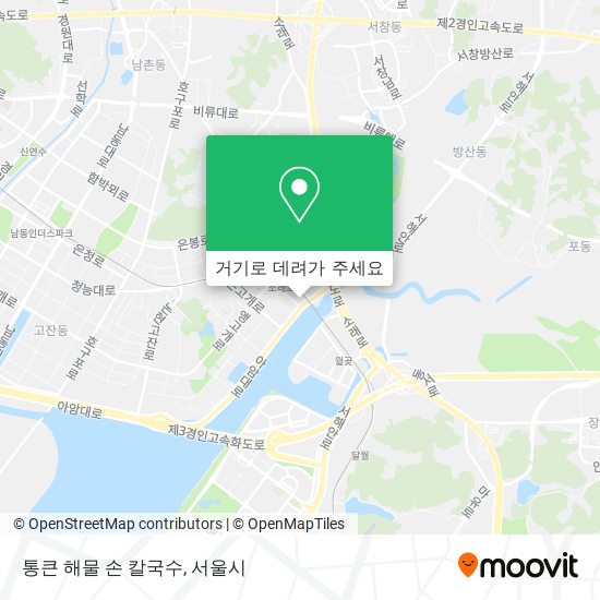 통큰 해물 손 칼국수 지도