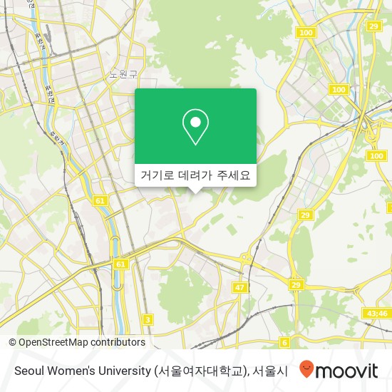 Seoul Women's University (서울여자대학교) 지도