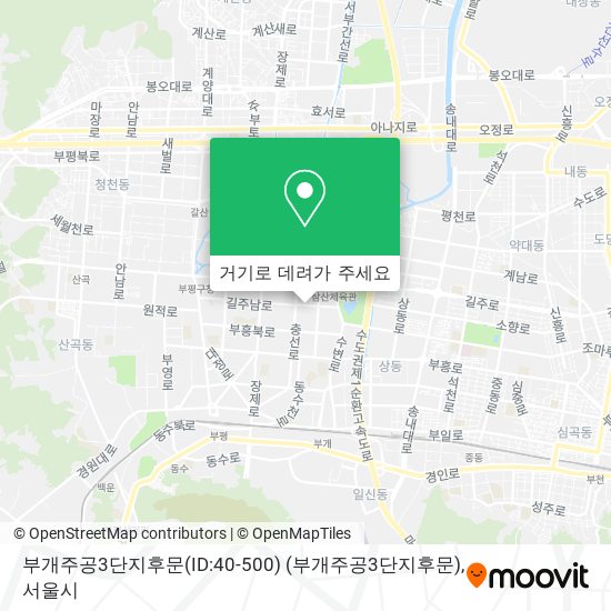 부개주공3단지후문(ID:40-500) (부개주공3단지후문) 지도