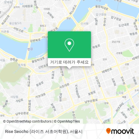 Rise Seocho (라이즈 서초어학원) 지도