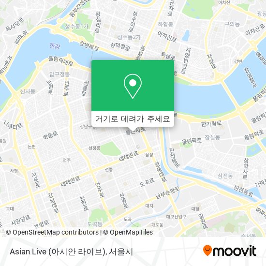 Asian Live (아시안 라이브) 지도