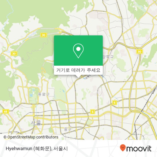 Hyehwamun (혜화문) 지도