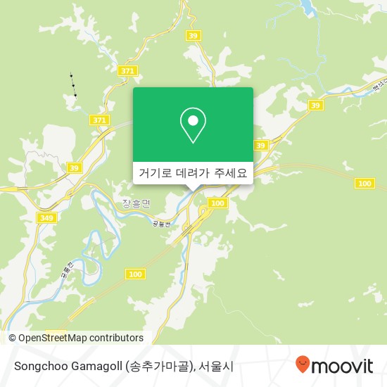 Songchoo Gamagoll (송추가마골) 지도
