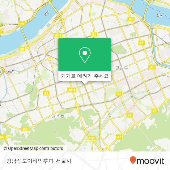 강남성모이비인후과 지도