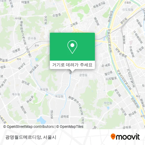광명월드메르디앙 지도