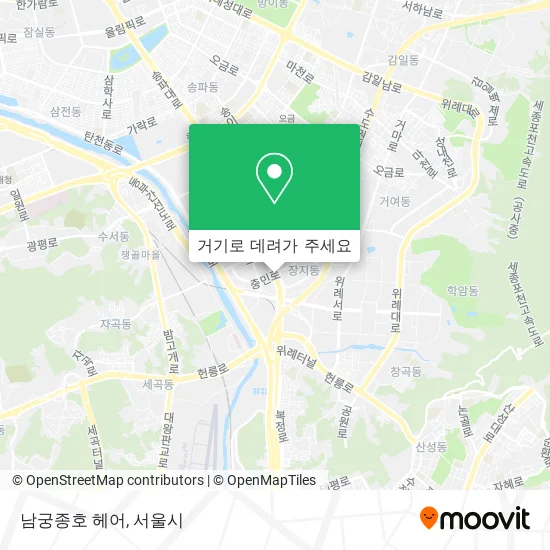 남궁종호 헤어 지도