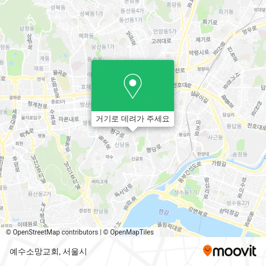 예수소망교회 지도
