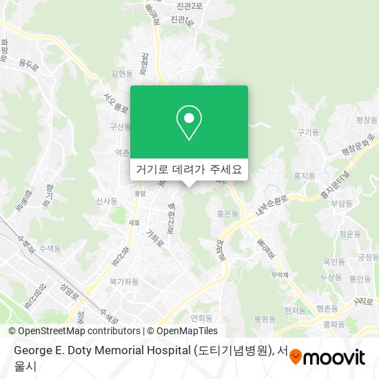 George E. Doty Memorial Hospital (도티기념병원) 지도