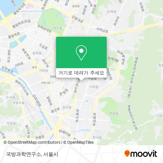 국방과학연구소 지도