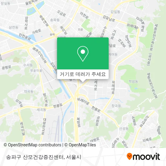 송파구 산모건강증진센터 지도