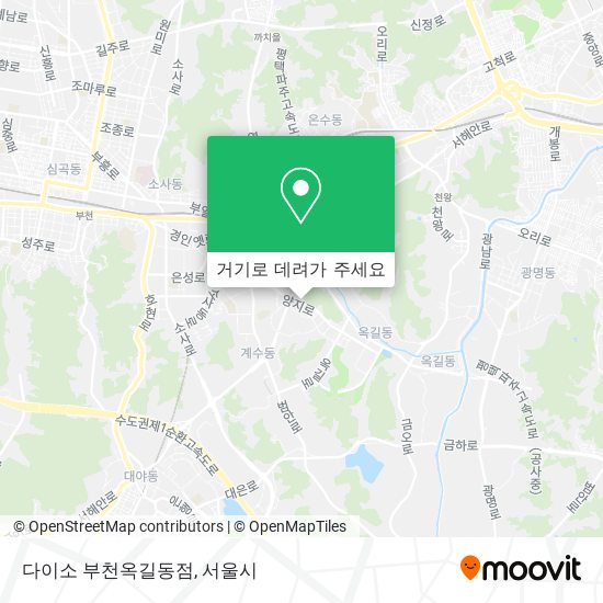 다이소 부천옥길동점 지도