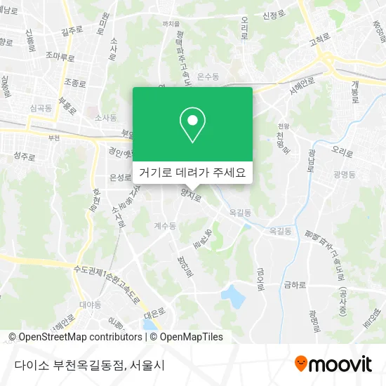 다이소 부천옥길동점 지도