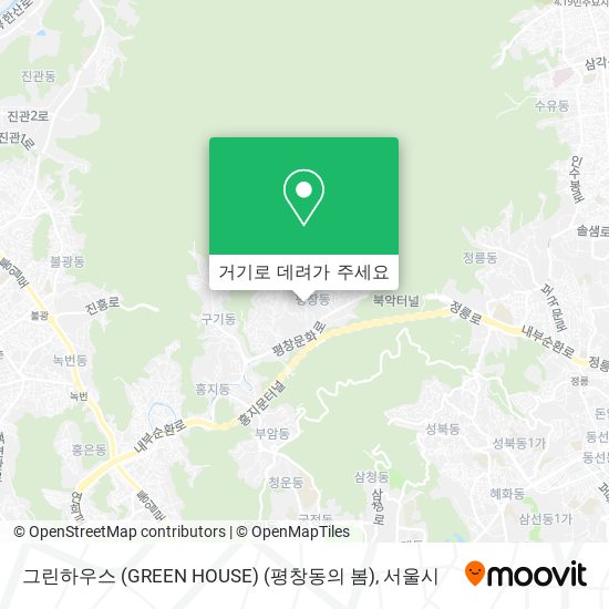 그린하우스 (GREEN HOUSE) (평창동의 봄) 지도