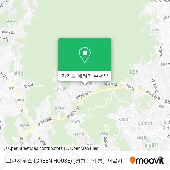 그린하우스 (GREEN HOUSE) (평창동의 봄) 지도