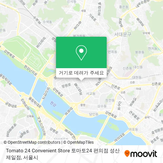 Tomato 24 Convenient Store 토마토24 편의점 성산제일점 지도
