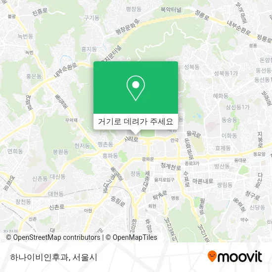 하나이비인후과 지도