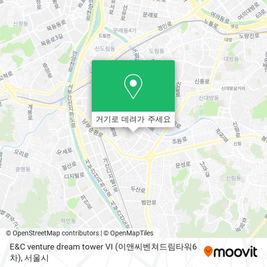 E&C venture dream tower VI (이앤씨벤쳐드림타워6차) 지도