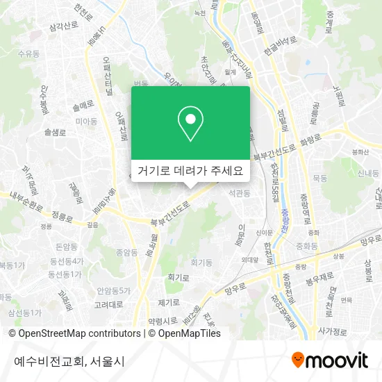 예수비전교회 지도