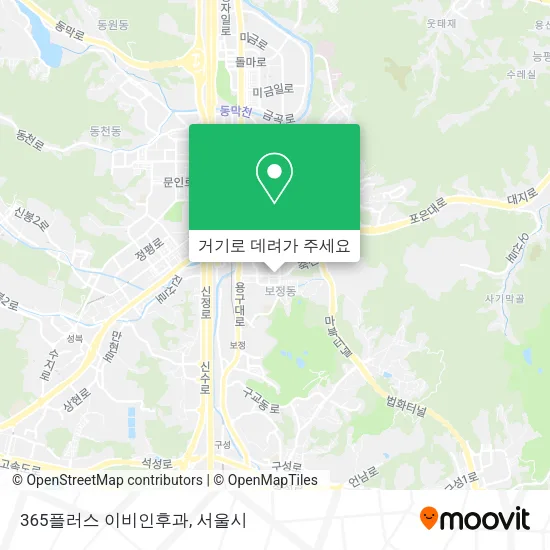 365플러스 이비인후과 지도