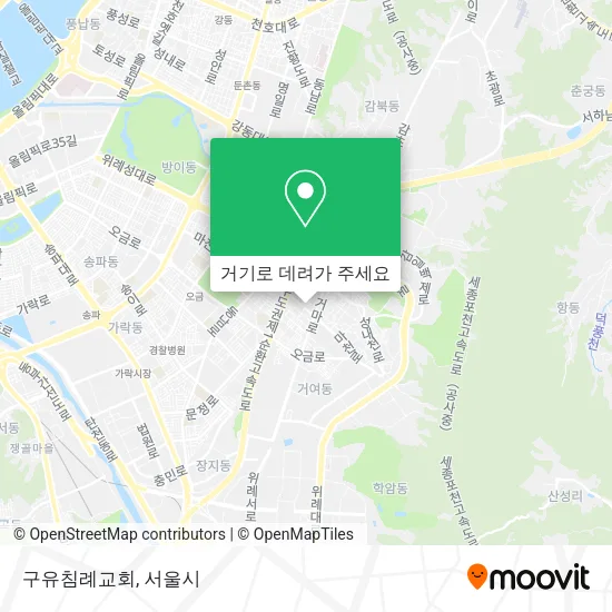 구유침례교회 지도
