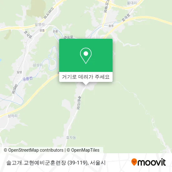 솔고개.교현예비군훈련장 (39-119) 지도