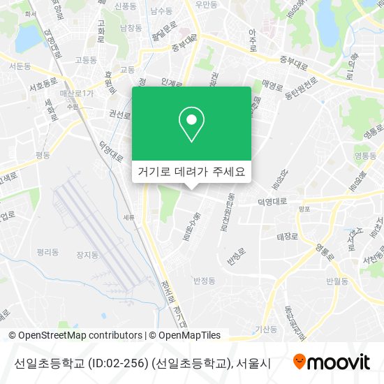 선일초등학교 (ID:02-256) (선일초등학교) 지도