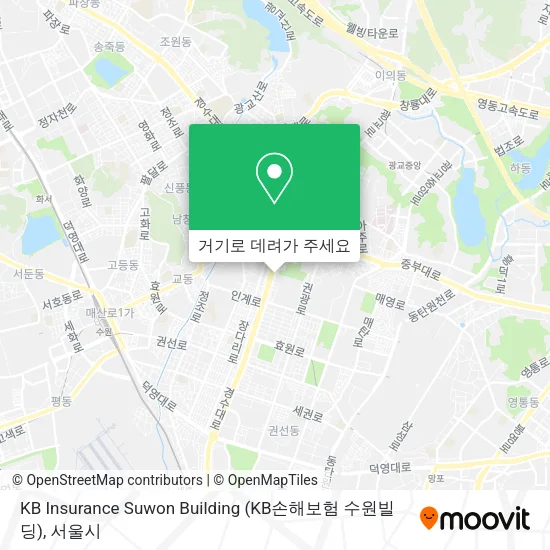 KB Insurance Suwon Building (KB손해보험 수원빌딩) 지도