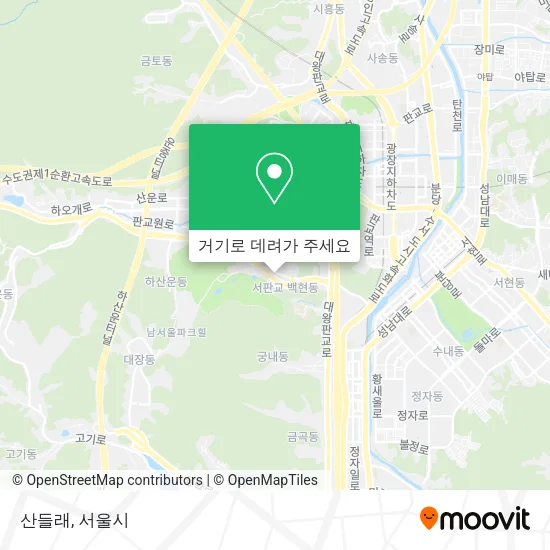 산들래 지도