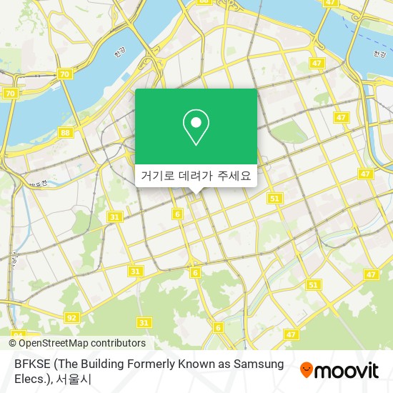 BFKSE (The Building Formerly Known as Samsung Elecs.) 지도