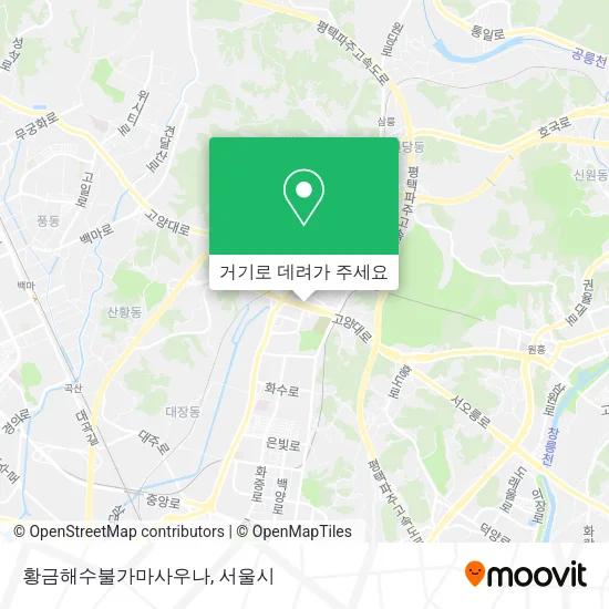 황금해수불가마사우나 지도