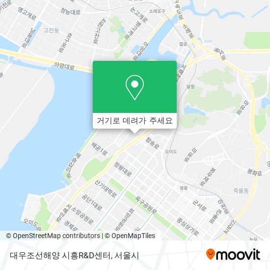 대우조선해양 시흥R&D센터 지도