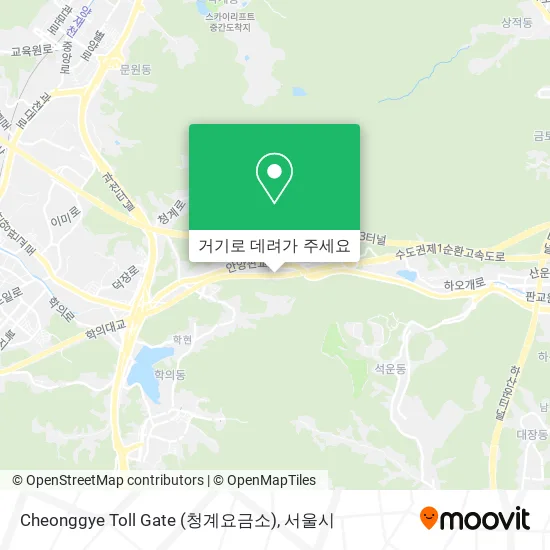 Cheonggye Toll Gate (청계요금소) 지도
