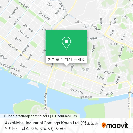 AkzoNobel Industrial Coatings Korea Ltd. (악조노벨 인더스트리얼 코팅 코리아) 지도