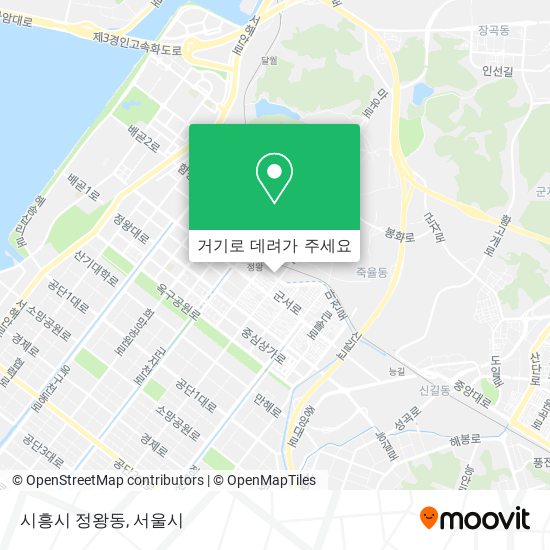 시흥시 정왕동 지도