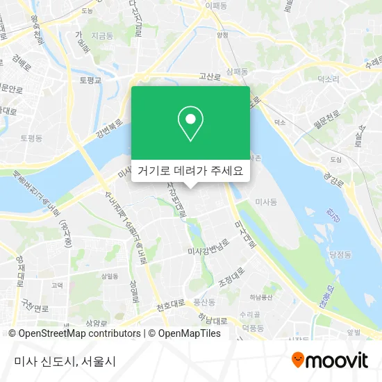 미사 신도시 지도