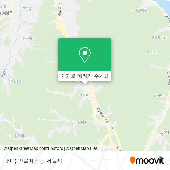 산곡 민물매운탕 지도