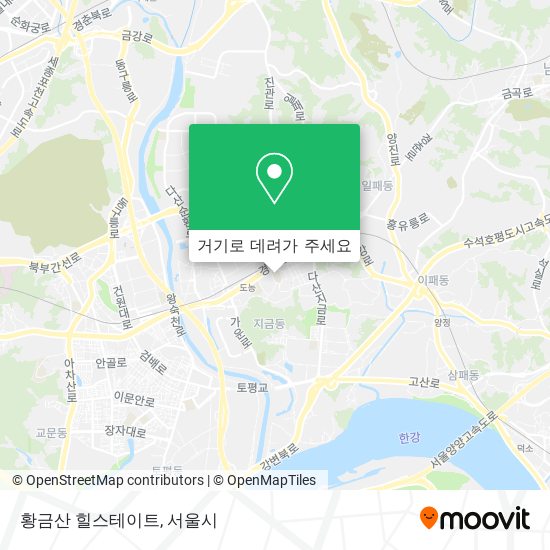 황금산 힐스테이트 지도