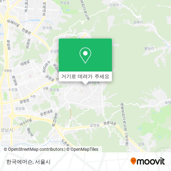 한국에머슨 지도
