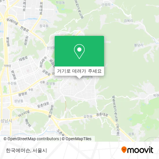 한국에머슨 지도