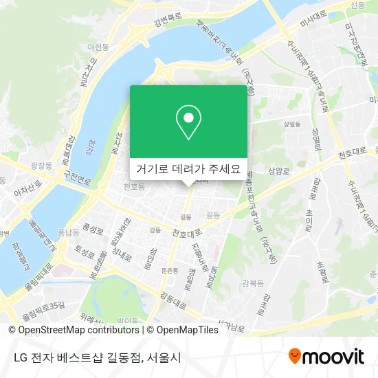 LG 전자 베스트샵 길동점 지도