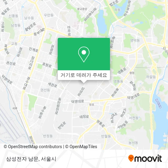 삼성전자 남문 지도