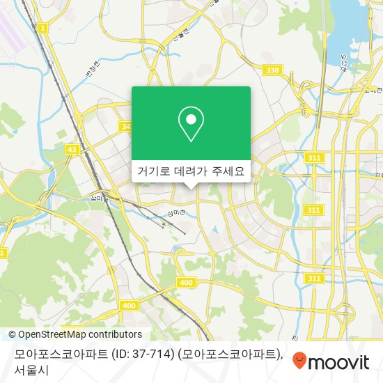 모아포스코아파트 (ID: 37-714) (모아포스코아파트) 지도