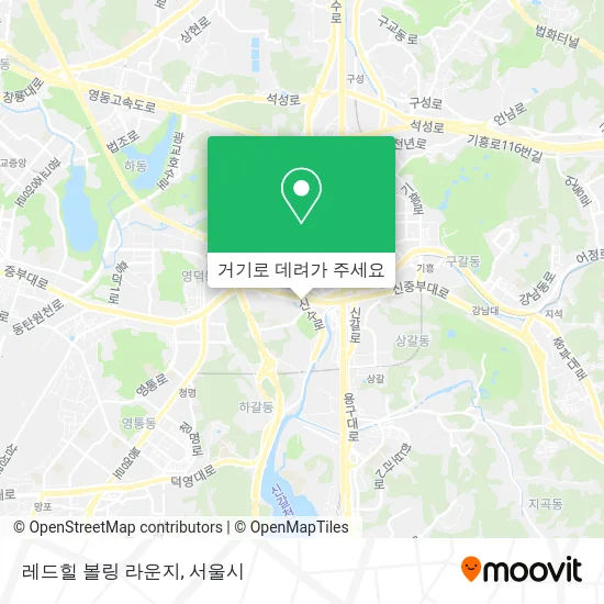 레드힐 볼링 라운지 지도