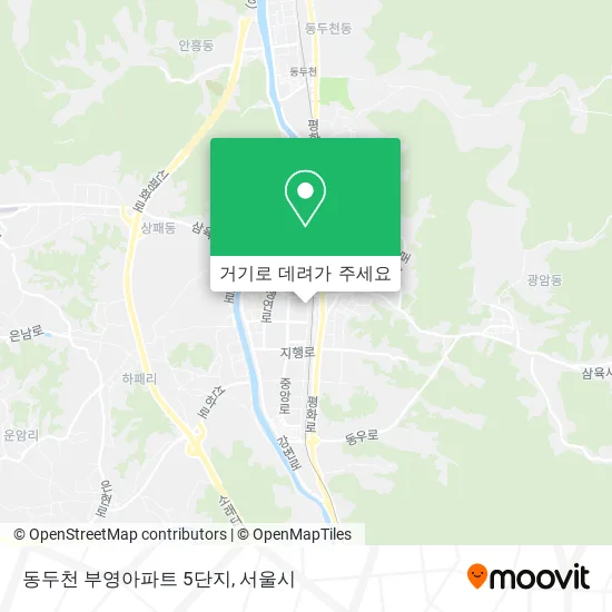 동두천 부영아파트 5단지 지도